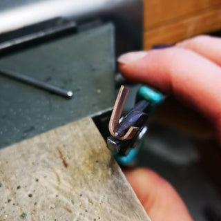 Custom 18ct Rose Gold Pink Sapphire and Diamond Ring