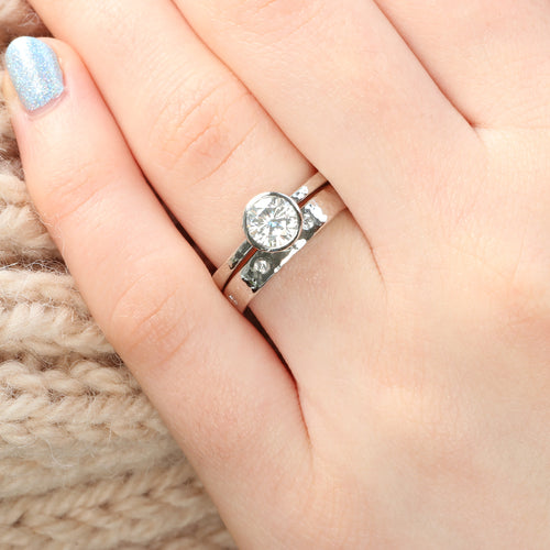 Baguette Diamonds Bridal Ring Set – ARTEMER