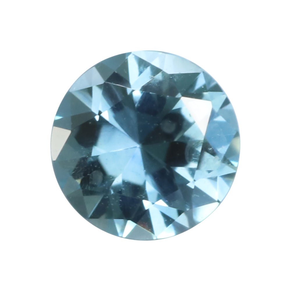 Montana blue sapphire, fair trade stone, 0.6 carats, 5mm