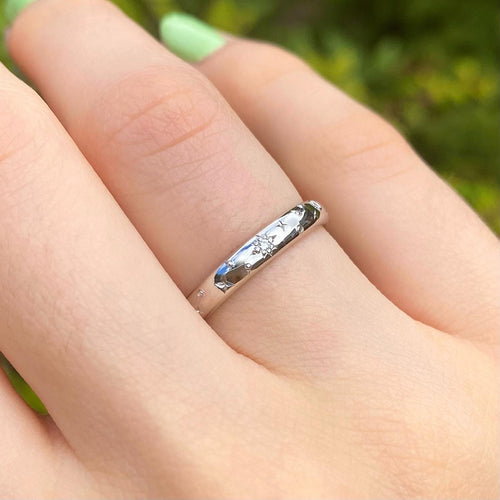 Unusual platinum clearance eternity rings