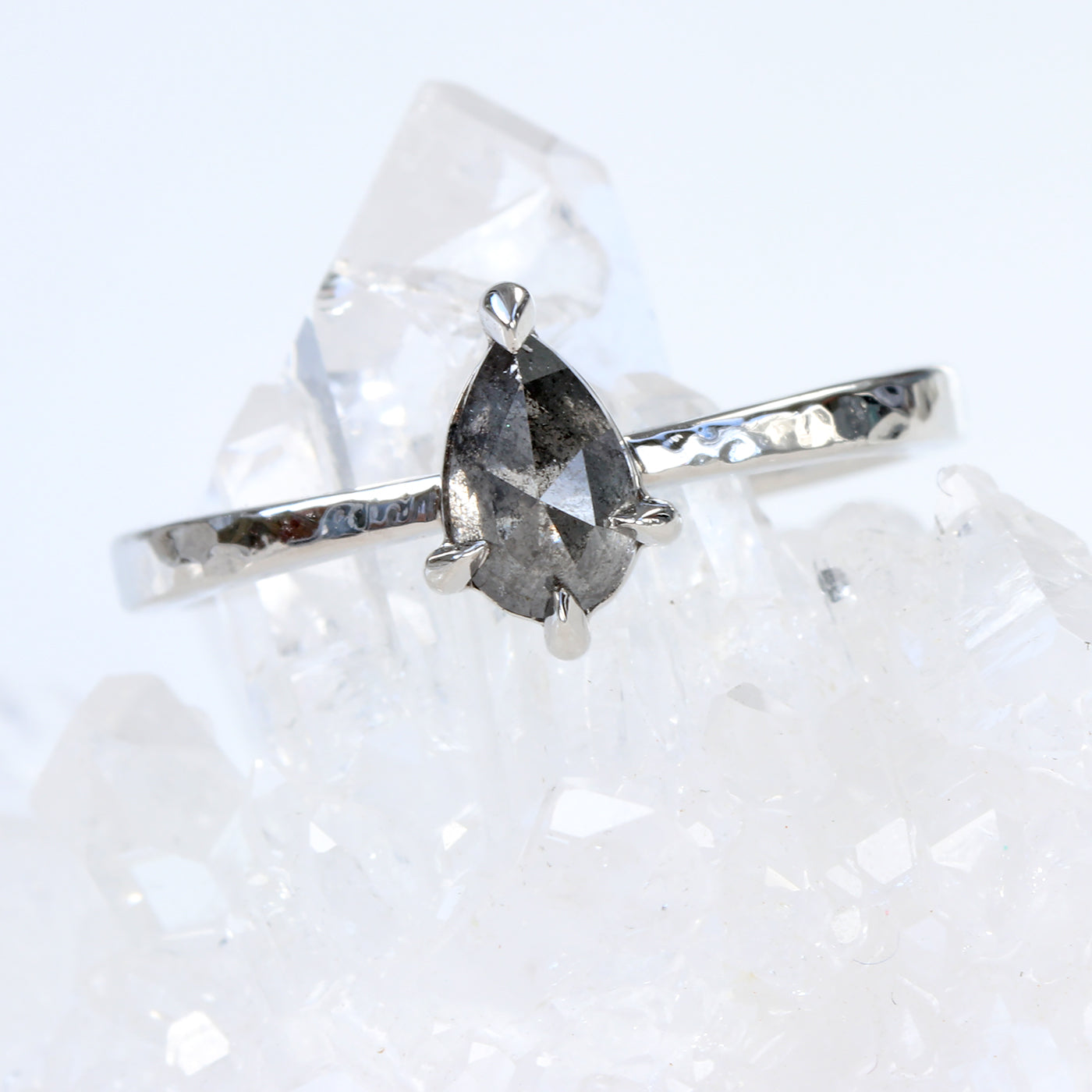 Salt and pepper hot sale pear diamond