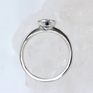 Platinum Lavender Purple Sapphire Solitaire Engagement Ring