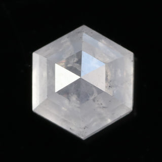 rose cut diamond hexagon