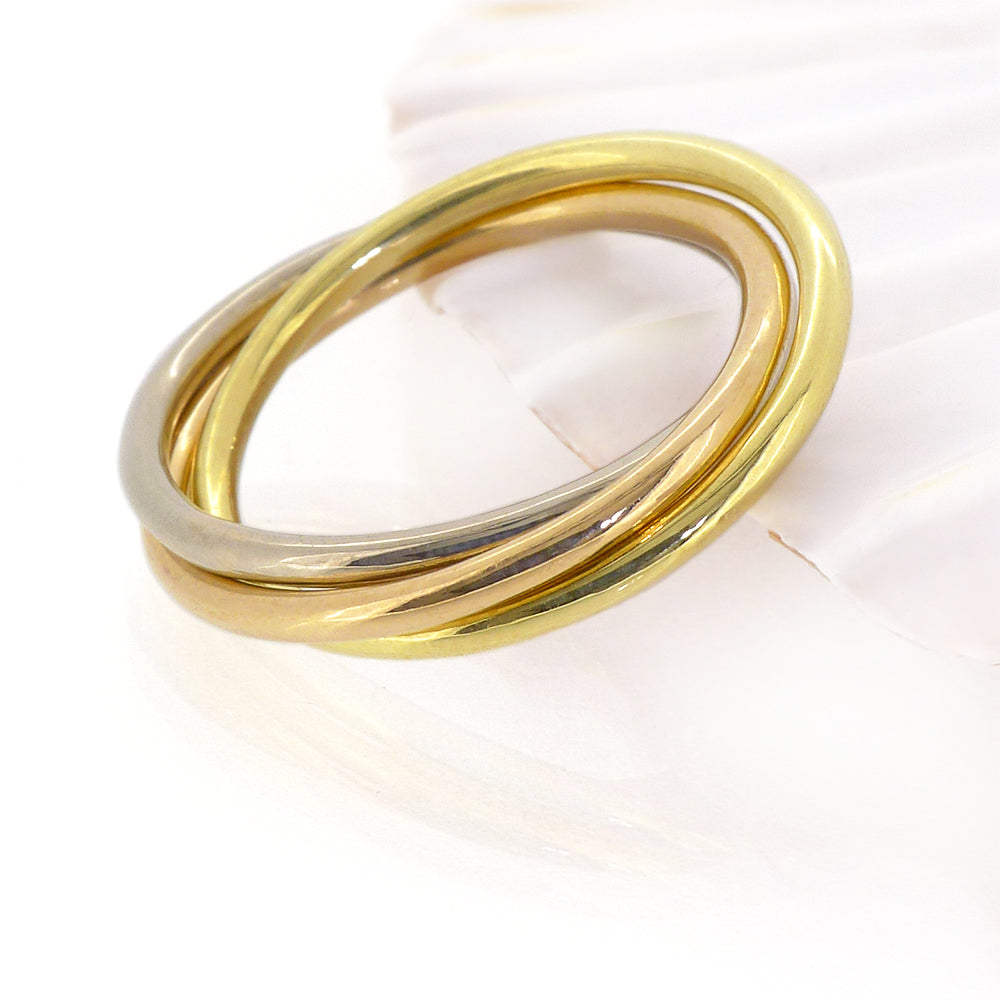Trinity Ring in 18ct Gold