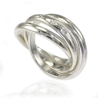 Russian Wedding Ring in Silver